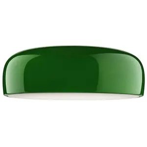 FLOS lampe au plafond plafonnier SMITHFIELD PRO C à LED avec DIMMER DALI (Vert - Méthacrylate / aluminium)