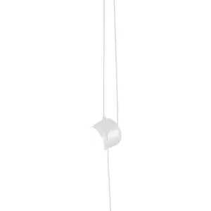 FLOS lampe à suspension AIM SMALL (Blanc - aluminium / polycarbonate)