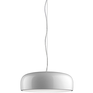 FLOS lampe à suspension SMITHFIELD PRO S à LED (Blanc - Méthacrylate / aluminium)