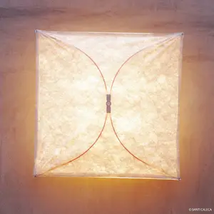 FLOS lampe au plafond plafonnier ARIETTE (100 cm - Tissu et poliammide)