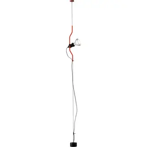 Comparateur de prix : Lampadaire design rouge Parentesi dimmer - Flos