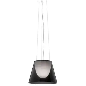 FLOS lampe à suspension KTRIBE S2 (Fumé - Zamak / PMMA) pas cher