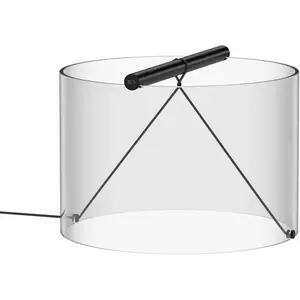 Comparateur de prix : FLOS lampe de table TO-TIE T3 (Anodisé noir - Verre et aluminium)
