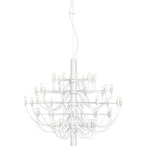 Flos - Suspension 2097 - Blanc - Fer - Designer Gino SarfattiVendu parmade-in-design