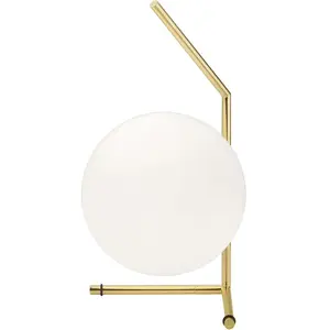 Flos IC T1-Lampe à poser Or 24K/Verre Edition 10th Anniversary H38cm