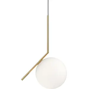 Flos IC S2-Suspension Or 24K/Verre Edition 10th Anniversary Ø30cm