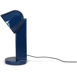 Lampe de table en céramique bleu marine 50 cm Céramique Down - Flos pas cher