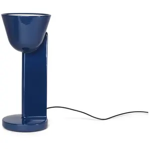 Lampe de table en céramique bleu marine 50 cm Céramique Up - Flos