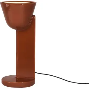 Comparateur de prix : Lampe de table en céramique rouge rouille 50 cm Céramique Up - Flos