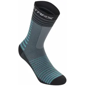 Comparateur de prix : Alpinestars Drop 19 Chaussettes, noir-bleu, taille M pour Hommes