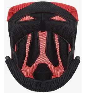 Coussinets supérieurs Casque Alpinestars Missile noir rouge - L