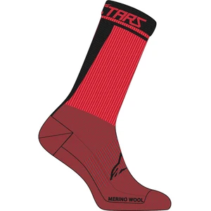 Comparateur de prix : Alpinestars Merino 24 Chaussettes de vélo, noir-rouge, taille M pour Hommes