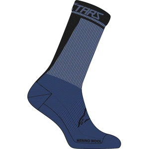 Comparateur de prix : Alpinestars Merino 24 Chaussettes de vélo, noir-bleu, taille L pour Hommes