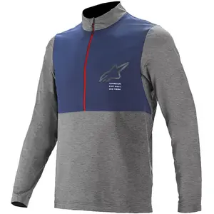 Alpinestars Nevada Long Sleeve Jersey Vêtements Mixte, Mélangé/Gris/Bleu Moyen, M pas cher