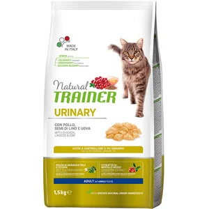 1,5 kg de croquettes Natural Trainer Cat Adult Urinary with chicken pas cher