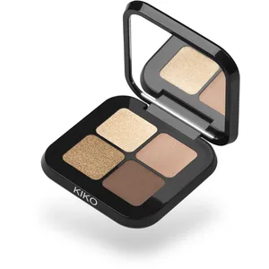 KIKO Milano Bright Quartet Eyeshadow Palette 01 | Palette Avec 4 Ombre... pas cher