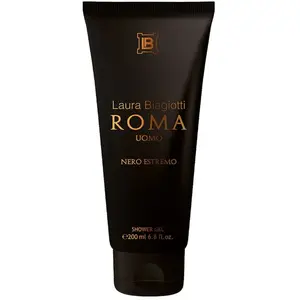 Laura Biagiotti Roma Uomo Nero Estremo Shower Gel Gel douche 1000 ml pas cher
