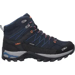 CMP Rigel Mid WP - Chaussures randonnée homme B.Blue / Flash Orange 44 pas cher