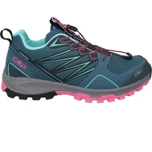 Chaussures CMP Atik Waterproof Trail Running bleu vert rose femme - 42 pas cher