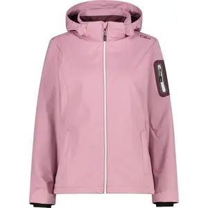 Cmp Veste imperméable à capuche amovible femme rose L pas cher