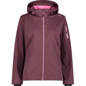 CMP - Veste softshell légère pour femme avec capuche amovible, Prune, XSVendu paramazon