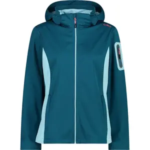 Veste imperméable à capuche femme CMP Vert S 39A5016-06MN pas cher