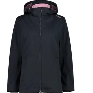 Veste imperméable à capuche femme CMP 39A5096-00UN Noir 4XL pas cher