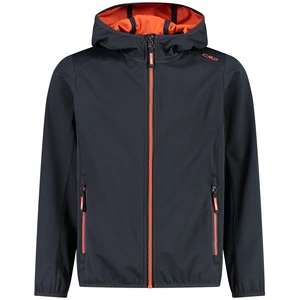 CMP - Veste softshell légère pour enfants avec capuche fixe, Anthracite, 140 pas cher