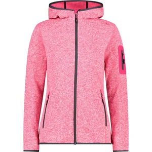 Comparateur de prix : CMP - Veste Knit-Tech pour femme avec capuche fixe, Fuchsia-Blanc-Titane, S