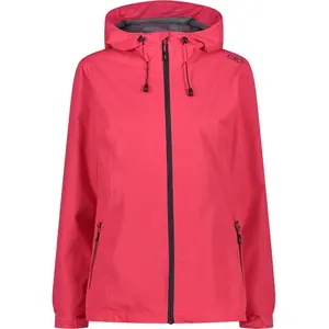 Veste imperméable à capuche Ripstop femme CMP 39X6636-B880 Rouge XS pas cher