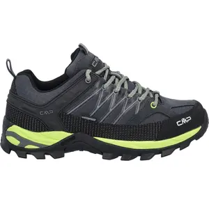CMP Rigel Low WP - Chaussures randonnée homme Antracite / Limegreen 46 pas cher