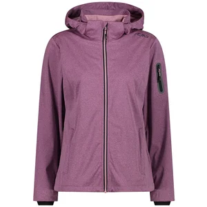 CMP - Veste légère softshell chinée pour femme avec capuche amovible, Rose Fluo Mel., MVendu paramazon