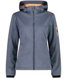 Veste imperméable à capuche femme CMP Bleu S 39A5006M-27MN pas cher