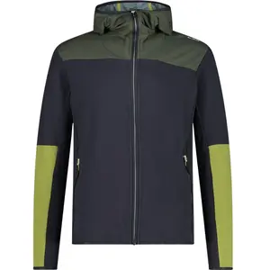 Veste à capuche CMP Hybrid Light French gris foncé vert forêt - XXLVendu pardeporvillage