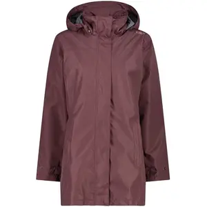 Comparateur de prix : Cmp Veste imperméable à capuche avec boutons-pression femme violet M