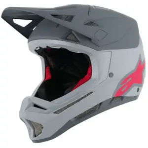 Casque Alpinestars Missile Tech Racer MIPS gris rose - L pas cher
