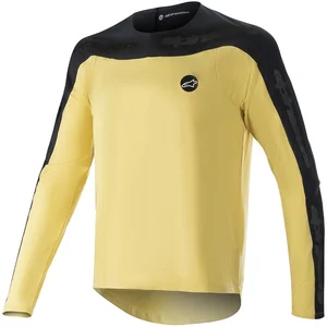 Maillot Alpinestars Drop Meta manche longue jaune noir - M pas cher