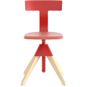 Chaise Tuffy - nature/rouge Magis pas cher