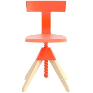 Chaise Tuffy - nature/orange Magis pas cher