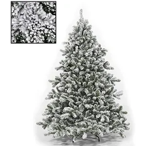 Comparateur de prix : Arbre de Noël enneigé 150/180/210/230/270 cm Superfou réaliste (270)