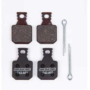 Comparateur de prix : Braking Plaquettes de Frein Organiques Magura MT 5/7 - Set de 4 Pièces, Faible Bruit