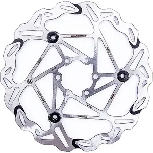 Comparateur de prix : Disque de frein semi-flottant Braking S3 Batfly 6 trous argent/noir- 1
