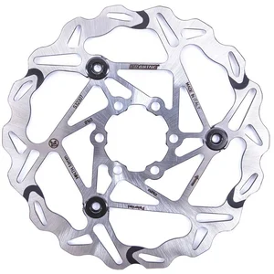 Comparateur de prix : Disque de frein semi-flottant Braking S3 Batfly 6 trous argent/noir- 2