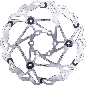 Comparateur de prix : Disque de frein semi-flottant Braking S3 Batfly 6 trous argent/noir- 1