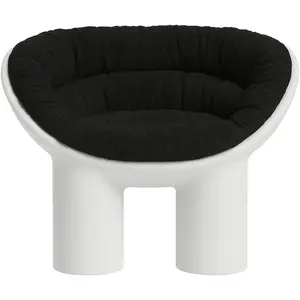 Driade - Accessoire Roly Poly - Noir - Coton - Designer Faye Toogood pas cher