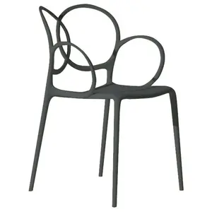 Driade - Fauteuil empilable Sissi - Gris - Polyéthylène - Designer Lud... pas cher