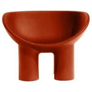 Driade - Fauteuil Roly Poly - Rouge - Polyéthylène - Designer Faye Toogood pas cher