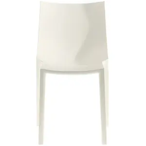 Driade - Chaise empilable - Blanc - Polypropylène - Designer Philippe ... pas cher
