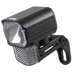 Wag Lumière Avant en Métal Noir - Design Élégant pour E-Bike, 80 LUX LED