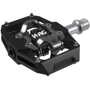 Wag Pédales Enduro VTT en Aluminium Noir avec Axe Chromoly et Compatibilité SPDVendu parbikeinn
